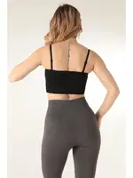 Seamless Straplez Spor Sütyen DoReMi 002-000149 Siyah görsel 6