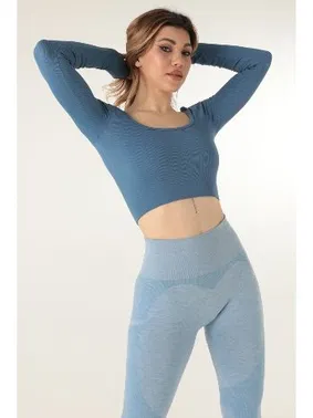 DOREMI Seamless Straplez Uzun Kollu Fitilli Büstiyer DoReMi  002-000132