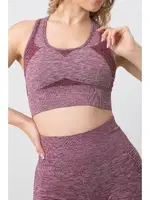 Seamless Swimmer Pedli Spor Sütyeni Miorre 002-000156 Bordo görsel 5