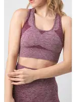 Seamless Swimmer Pedli Spor Sütyeni Miorre 002-000156 Bordo görsel 7