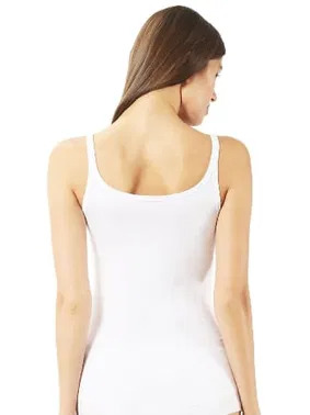 Özkan Sedef Düğmeli İnce Askılı Pamuklu Modal Kadın Atlet Özkan 22164  - Alternatif Görünüm