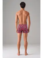 Şahmeran Desenli Erkek Boxer Doreanse 1721 Turuncu detay görünüm