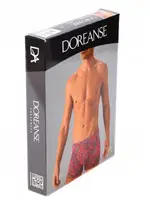 Şahmeran Desenli Erkek Boxer Doreanse 1721 Turuncu farklı açı