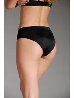 Silikonlu Lazer Kesim Microfiber Slip Eros ERSK1000 Siyah farklı açı