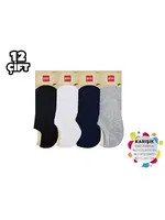 Karışık Renk Erkek Penye Babet 12'li Şirin 7027-027 - 12 ADET Asorti detay görünüm