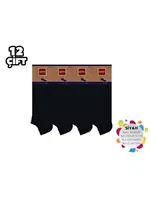 Ter Emici Dikişsiz Erkek Penye Patik 12'li Şirin 7090-01 - 12 ADET Düz Siyah detay görünüm