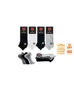 12'li Ter Emici Dikişsiz Erkek Penye Patik Şirin 7090-06- 12 ADET Asorti