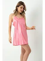 Sırt Askılı Mini Saten Gecelik DoReMi 002-001278 farklı açı