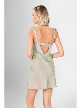 Ahu Lingerie Sırt Dekolteli 2Li Kısa Sabahlık Gecelik Takımı Ahu Loriva 1951 - Alternatif Görünüm