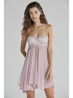 Sırt Dekolteli Şifon Dantelli Kısa Gecelik Pierre Cardin 880  görsel 21