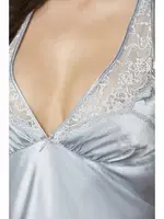 Sırtı Çapraz Askılı Saten Dantelli Kısa Gecelik Pierre Cardin 860 görsel 7