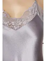 Sırtı Çapraz ipli Saten Dantelli Kısa Gecelik Pierre Cardin 870  görsel 10