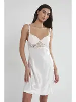 Sırtı Kalp Dantelli Saten Gecelik Sabahlık Takımı Pierre Cardin 4090  görsel 25