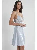 Sırtı Kalp Dantelli Saten Gecelik Sabahlık Takımı Pierre Cardin 4090  görsel 10