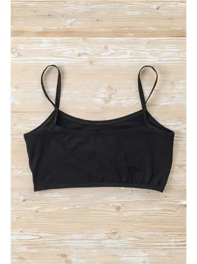 Arma Yıldız Siyah 3lü Kız Çocuk Yarım Atlet Pedsiz Pamuklu Alıştırma Sütyeni Arma Yıldız 7545 - 3 ADET