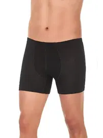 Yıldız Çamaşır Siyah 3'lü Paket Bambu Erkek Boxer Yıldız 321