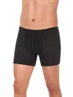 Siyah 3'lü Paket Bambu Erkek Boxer Yıldız 321 Siyah