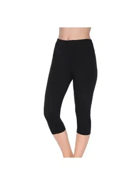 Yıldız Çamaşır Siyah 3'lü Paket Likralı Battal Beden Kısa Kadın Tayt Yıldız 3656