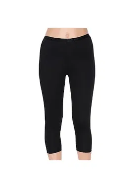 Yıldız Çamaşır Siyah 3'lü Paket Likralı Kemerli Kısa Kadın Tayt Yıldız 3648