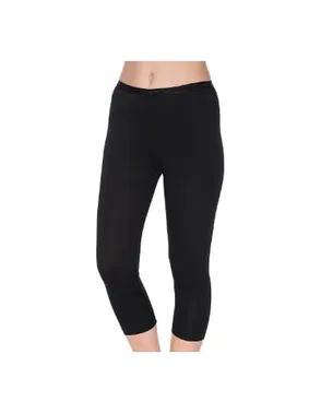 Yıldız Çamaşır Siyah 3'lü Paket Likralı Kemerli Kısa Kadın Tayt Yıldız 3648 - Alternatif Görünüm