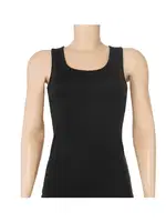 Siyah 3'lü Paket Pamuk Kalın Askılı Kadın Atlet Yıldız 2038 Siyah