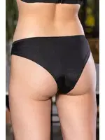 Siyah Arkası Dikişli Slip Külot Gallipoli MGP21181 Siyah detay görünüm