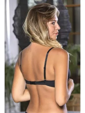 Gallipoli Siyah Balenli Ön Zincirli Yarım Destekli Sütyen Gallipoli MGP11200 - Alternatif Görünüm