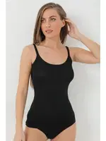 Siyah Bambu Parmak Askılı Atlet Arma Yıldız 3714 - 2 ADET Siyah farklı açı