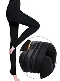 Pera Fitol Siyah Bayan Peluş Tayt Pera Fitol 8022