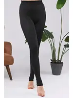 Siyah Bayan Peluş Tayt Pera Fitol 8022 detay görünüm