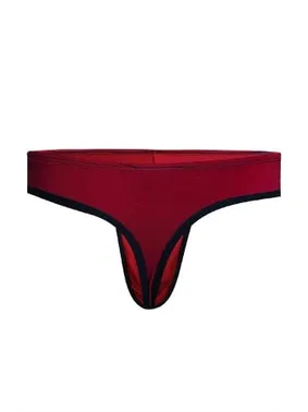 Darkzone Siyah Biyeli Kırmızı Erkek Tanga  Darkzone DZN6633 - Alternatif Görünüm