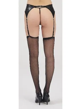 Moonlight Siyah Deri Jartiyer String Takım Moonlight 3219 - Alternatif Görünüm