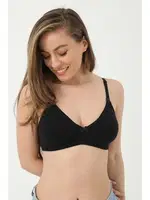 Siyah Emzirme Sütyeni 2li Paket Pamuklu Arma Yıldız 3719 - 2 ADET Siyah görsel 5