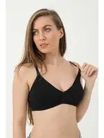 Siyah Emzirme Sütyeni Pamuklu 3lü Paket Arma Yıldız 3719 - 3 ADET Siyah görsel 4