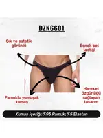Siyah Erkek Tanga  Darkzone DZN6601 görsel 4
