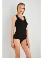 Siyah Geniş Askı Ribana Atlet 3lü Paket Arma Yıldız 3308 - 3 ADET Siyah farklı açı