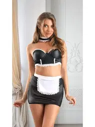 For Dreams Siyah Hizmetçi Fantezi Kostüm For Dreams 8478