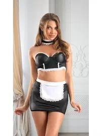 For Dreams Siyah Hizmetçi Fantezi Kostüm For Dreams 8478