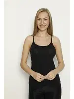 Siyah İp Askı Atlet Arma Yıldız 3356 Siyah