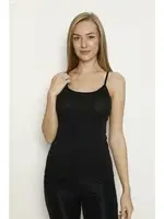 Siyah İp Askı Atlet Arma Yıldız 3356 Siyah detay görünüm