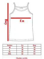 Siyah Kadın Likralı Dantelli Atlet Donex 3286 Siyah görsel 4