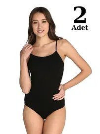 Arma Yıldız Siyah Likra Çıtçıtlı Body 2li Paket Arma Yıldız 3336 - 2 ADET