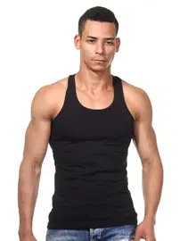 Darkzone Siyah Pamuklu Erkek Atlet Darkzone DZN7201