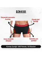 Siyah Parçalı Desenli Erkek Boxer Darkzone DZN4101 görsel 5