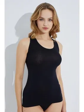 Arma Yıldız Siyah Ribana Geniş Askılı Atlet 6'lı Paket Arma Yıldız 3303 - 6 ADET - Alternatif Görünüm