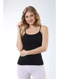 Arma Yıldız Siyah Ribana İp Askılı Atlet Arma Yıldız 3304