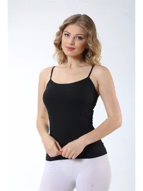 Arma Yıldız Siyah Ribana İp Askılı Atlet Arma Yıldız 3304 - Alternatif Görünüm