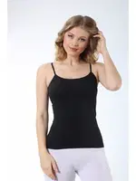 Siyah Ribana İp Askılı Atlet Arma Yıldız 3304 Siyah farklı açı