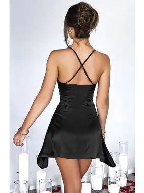 Pink Night Siyah Şık Kadın Seksi Elbise Pink Night 4403 - Alternatif Görünüm