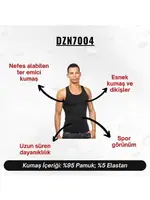 Siyah Sporcu Atleti  Darkzone DZN7004 görsel 8